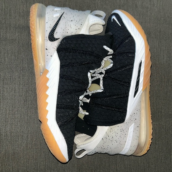 Nike Other - Lebron 18 Black White and Gum